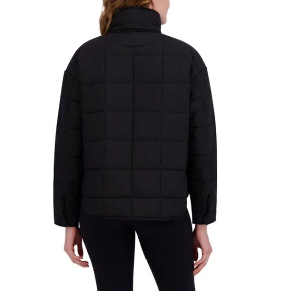 NWT Roxy Women's Quilted Jacket, Black - Picture 6 of 11